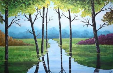 Serene Forest Stream