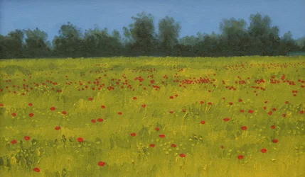 Yellow Field with Poppies, 2002