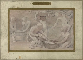 Sketch for the Salle des Fêtes at the Hôtel de Ville de Paris: Fruits