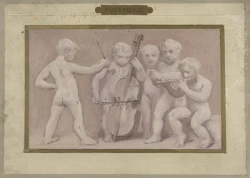 Sketch for the Salle des Fêtes at the Hôtel de Ville de Paris: Music, between 1889 and 1895