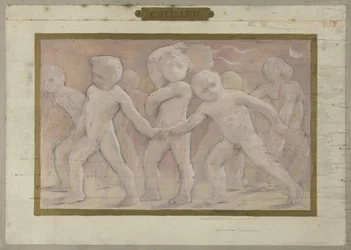 Sketch for the Salle des Fêtes at the Hôtel de Ville in Paris: Cotillons (between 1889 and 1895)