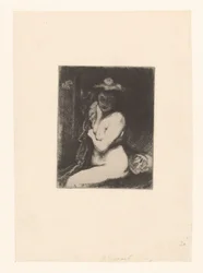 Nude Woman at Her Toilette
