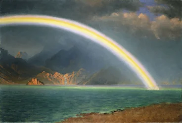 Rainbow Over Jenny Lake, Wyoming