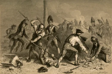 Defence of the Liberty Pole in New York