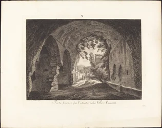 Dark Gate or Entrance to the Villa of Maecenas