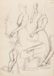 Camille Vallery-Radot, Sketch for a Portrait