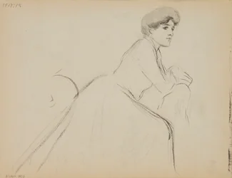 Seated Woman, Profile