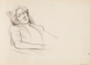 Seated Woman, Half-Length