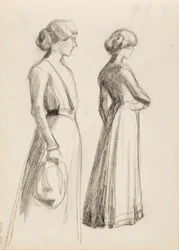Two Female Figures