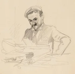 Portrait of Artist, Count Louis Sparre