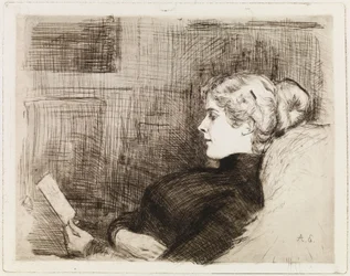 Portrait of Marie Hagelstam (von Heiroth)