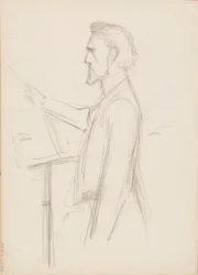 Robert Kajanus, Sketch for a Portrait