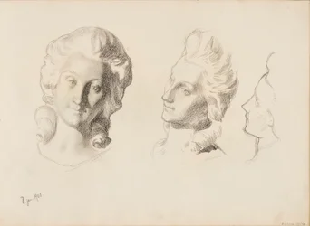 Masks, Sketch / 18th Century (Rococo), Sketch