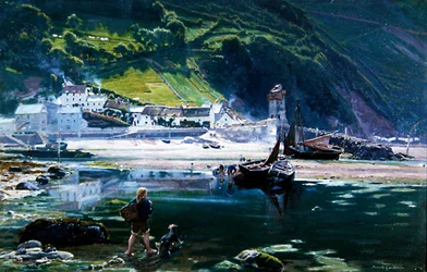 Countisbury Hill, Lynmouth