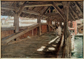 The Bridge of the Dance of Death (Spreuerbrucke) in Lucerne