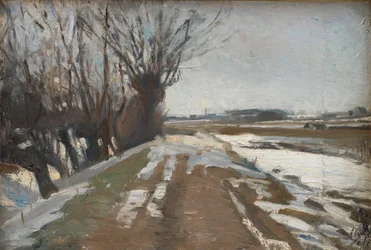 Winter Landscape. Utterslev near Copenhagen