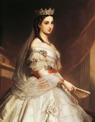 Portrait of Charlotte of Saxe-Coburg-Gotha