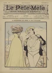 The Reciprocal is True. Illustration for Le Pele-Mele, 1900