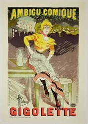 Reproduction of a Poster Advertising 