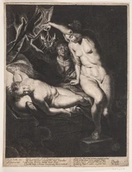 Psyche and the Sleeping Amor