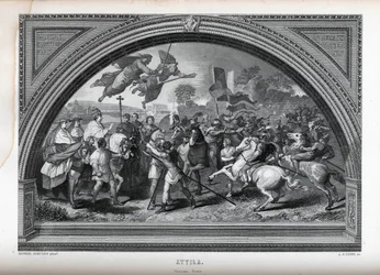 Attila after Raphael
