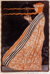 A Woman Holding an Hourglass