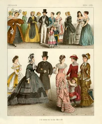 German Costumes 1834-1881