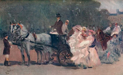 White and Pink Tulle - In The Park