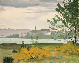 Fontarabie, View from Hendaye, The Walker