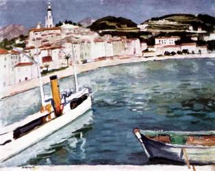 Harbour at Menton, 1905