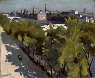 Quai du Louvre and Pont Neuf, 1906