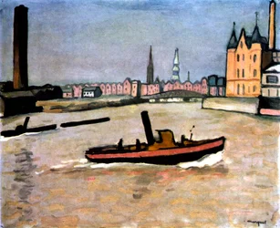The Port of Hamburg, 1909