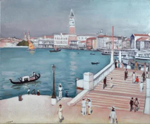 Venice, Bacino S. Marco / Painting by A. Marquet