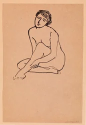 Woman - Nude Sitting