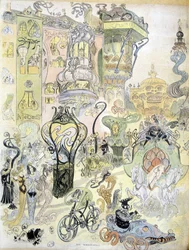 A modern city -style by Robida