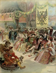 Ball at the Court of the King of France, Francois I