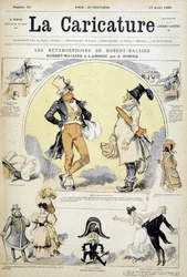 Cartoons about the Actor Robert Macaire by Robida, Cover 