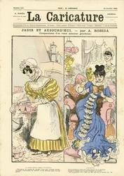Illustration for the Cover of La Caricature (1880)