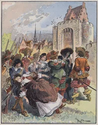 Illustration for Le Capitaine Bellormeau by and Illustrated by A Robida
