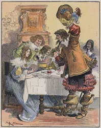 Illustration for Le Capitaine Bellormeau by and illustrated by A Robida