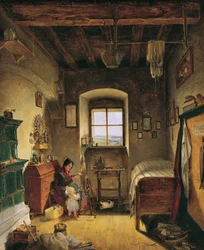 The Widow of the Militiaman (Farmhouse Parlor)