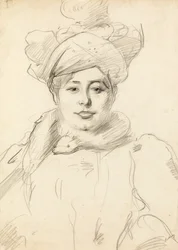 Woman with Hat, circa 1905