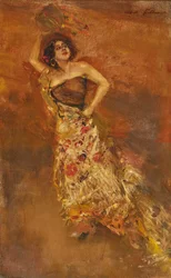 Spanish Dancer Caroline Otéro as Carmen