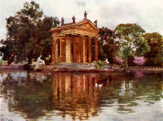 Ornamental water, Villa Borghese