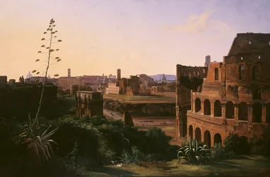 View of the Colosseum in Rome