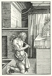 King David Doing Penance