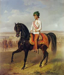 Emperor Franz Joseph I on horseback