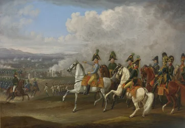 General von Bellegarde and His Officers Observing a Battle