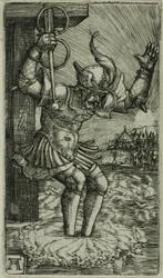 Horatius Cocles Leaping into the Tiber
