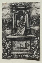 The Beautiful Virgin of Ratisbon on an Altar